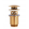 Донный клапан ARROWHEAD, 1-1/4", 80мм с переливом, Бронзовый