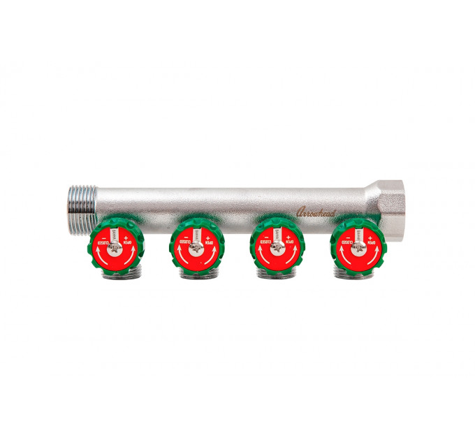 Коллектор из латуни ARROWHEAD 3/4"x1/2"x4 выхода