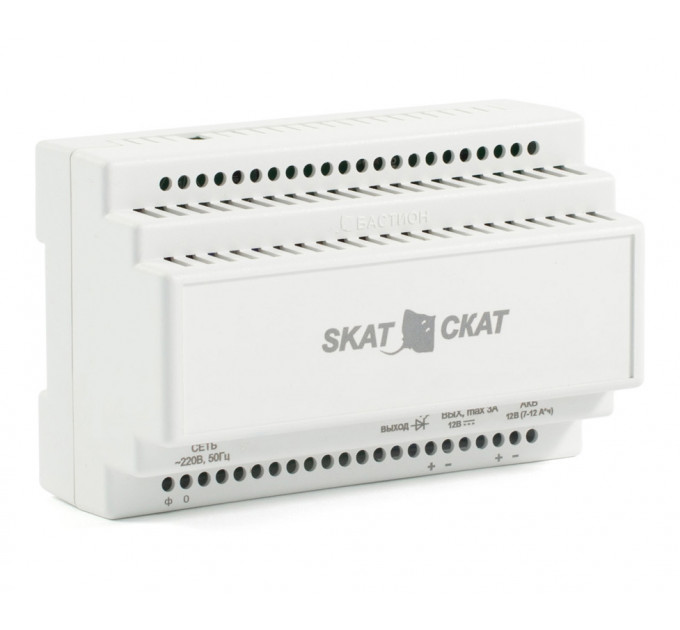 Источник бесперебойного питания SKAT-12-3.0-DIN (СКАТ ИБП-12/3-DIN)