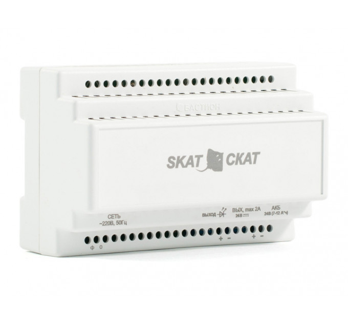 Источник бесперебойного питания SKAT-24-2.0-DIN (СКАТ ИБП-24/2-DIN)