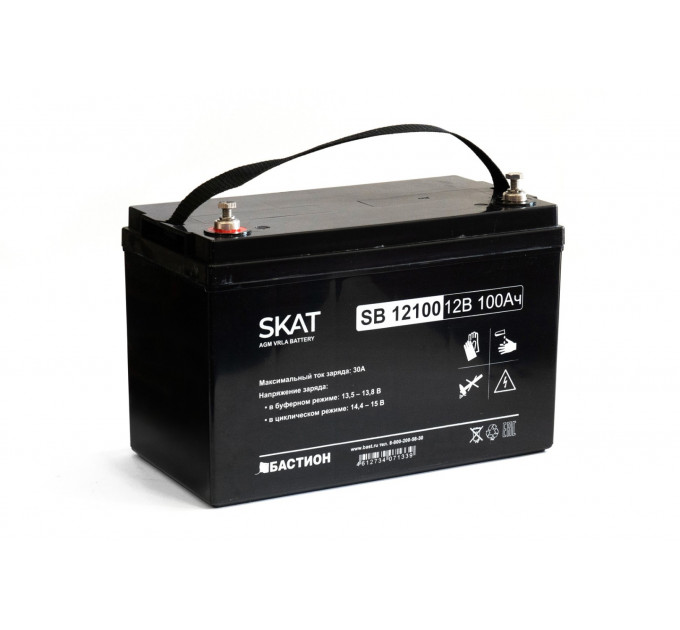 Аккумулятор свинцово-кислотный  SKAT SB 12100