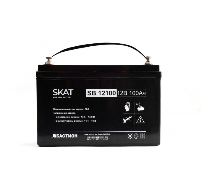 Аккумулятор свинцово-кислотный  SKAT SB 12100