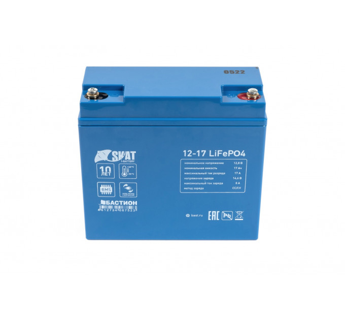 Аккумулятор литий-железо-фосфатный герметизированный Skat i-Battery 12-17 LiFePO4