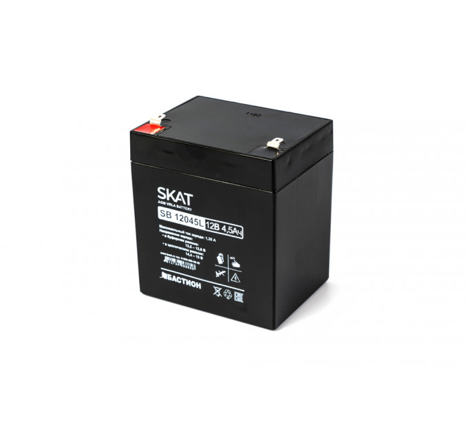 Аккумулятор свинцово-кислотный  SKAT SB 12045L