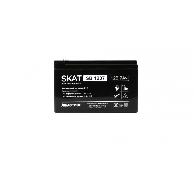 Аккумулятор свинцово-кислотный  SKAT SB 1207