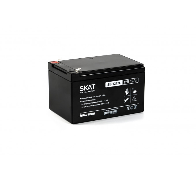 Аккумулятор свинцово-кислотный  SKAT SB 1212L
