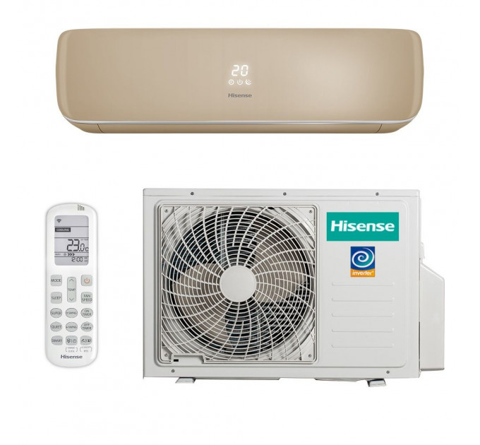 Hisense CHAMPAGNE CRYSTAL SUPER DC Inverter Wi-Fi AS-13UW4RVETG01(C) WI-FI