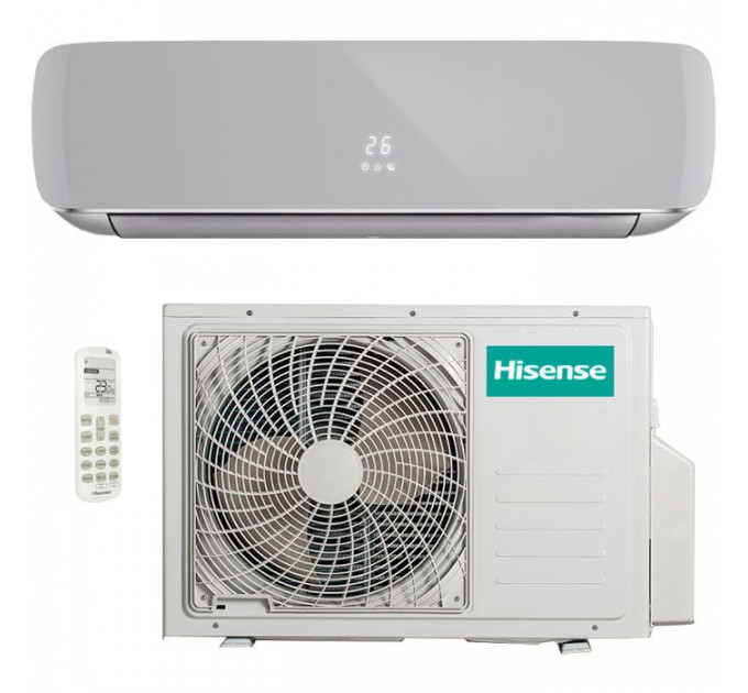 Hisense SILVER CRYSTAL Super DC Inverter 2025 Wi-Fi AS-10UW4RVETG01(S) WI-FI