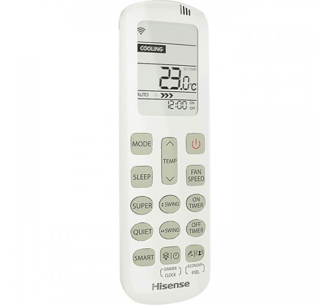 Hisense SILVER CRYSTAL Super DC Inverter 2025 Wi-Fi AS-10UW4RVETG01(S) WI-FI
