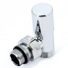 Вентиль ручной Carlo Poletti Compact угловой НН 1/2" х М24 х 19 хромированный