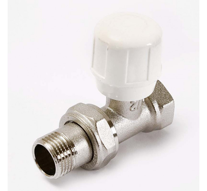 Вентиль ручной никелированный ВН UNI-FITT 1/2"
