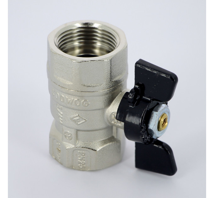 Кран шаровой ВВ ARIZONA бабочка BUGATTI 3/4"