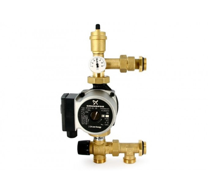 Насосно-смесительная группа UNI-FITT DN25, с 3-х ход. клапаном, Grundfos UPSO 25-65 180