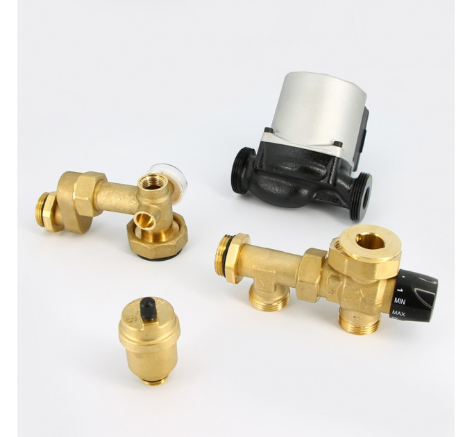 Насосно-смесительная группа UNI-FITT DN25, с термосмесителем, Grundfos UPSO 25-65 180