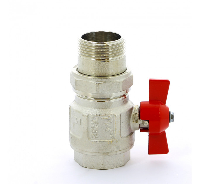 Кран шаровой НВ с разъемным соединением IDEAL бабочка ITAP 1"1/4