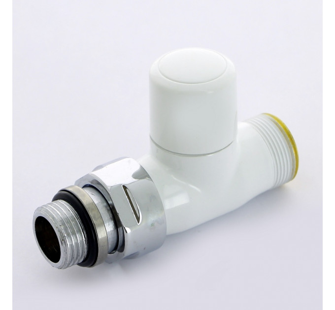 Вентиль обратный Carlo Poletti New-Smart НН 1/2" х М24 х 19 цвет белый