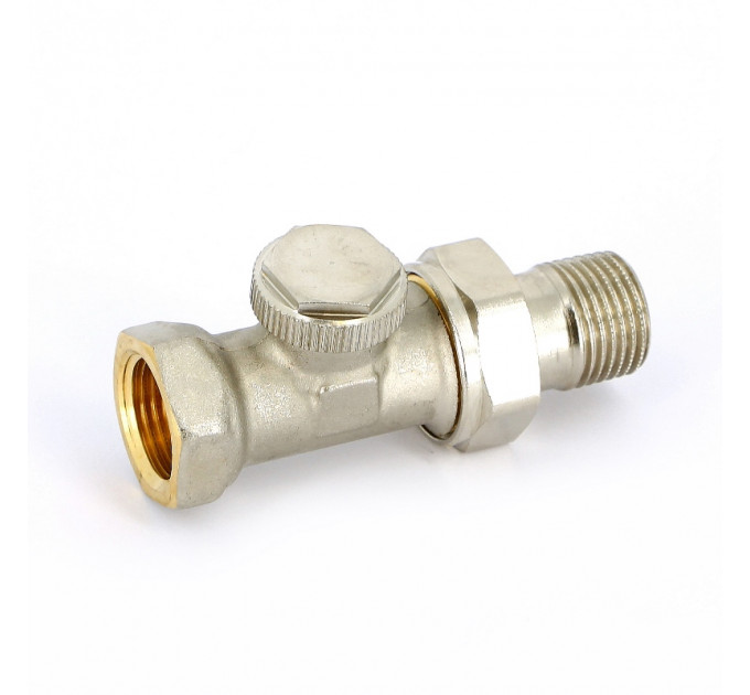 Вентиль обратный никелированный НВ UNI-FITT 1/2" с разъемным соединением THERMO
