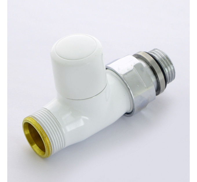 Вентиль обратный Carlo Poletti New-Smart НН 1/2" х М24 х 19 цвет белый