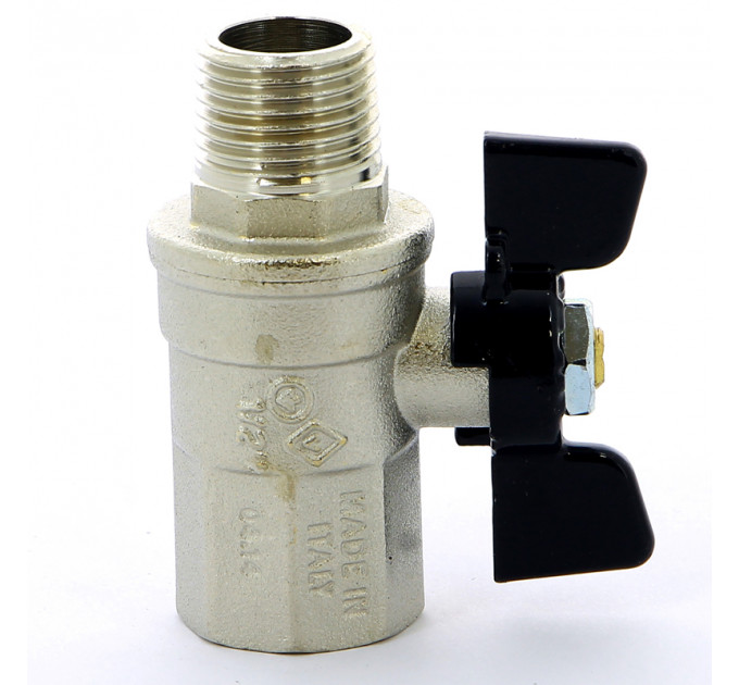 Кран шаровой НВ NEVADA бабочка BUGATTI 1/2"