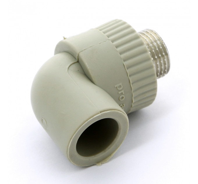 Угол ProAqua Н 20х1/2" серый