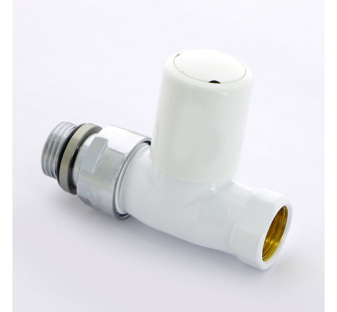 Вентиль ручной Carlo Poletti New-Smart НВ 1/2" цвет белый
