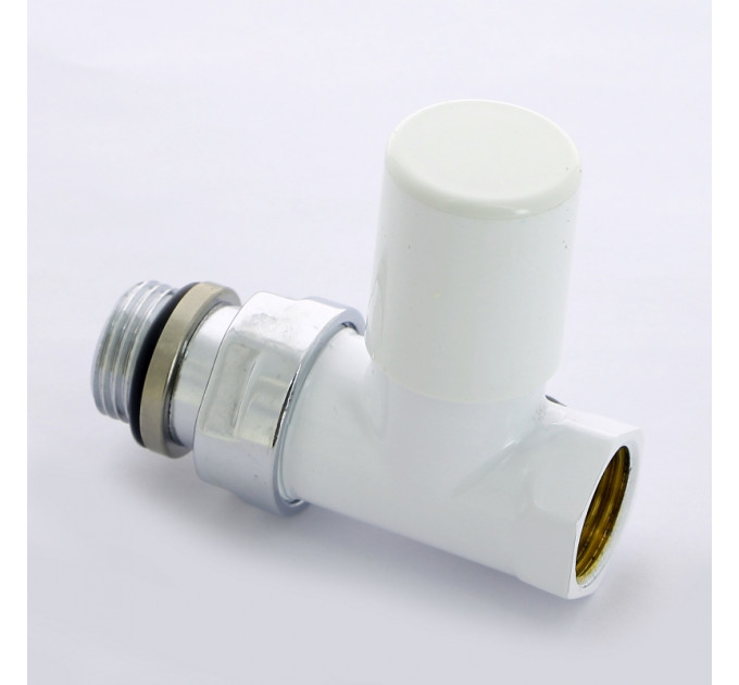 Вентиль ручной Carlo Poletti Compact НВ 1/2" цвет белый
