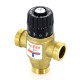 Клапан Н термосмесительный UNI-FITT 3/4" 35-60?С, смешение боковое, латунный