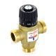 Клапан Н термосмесительный UNI-FITT 3/4" 35-60?С, смешение боковое, латунный