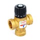 Клапан В термосмесительный Uni-Fitt 3/4" 35-60˚С смешение боковое латунный