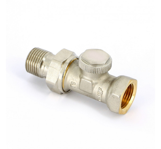 Вентиль обратный никелированный НВ UNI-FITT 1/2" с разъемным соединением THERMO