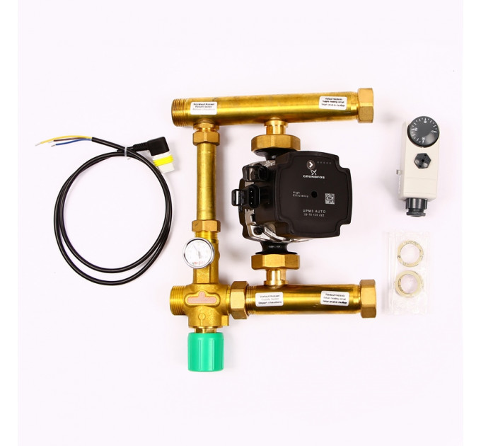 Насосно-смесительная группа UNI-FITT MULTIMIX 1" с энергоэффективным насосом GRUNDFOS UPM3 AUTO 25-70 130