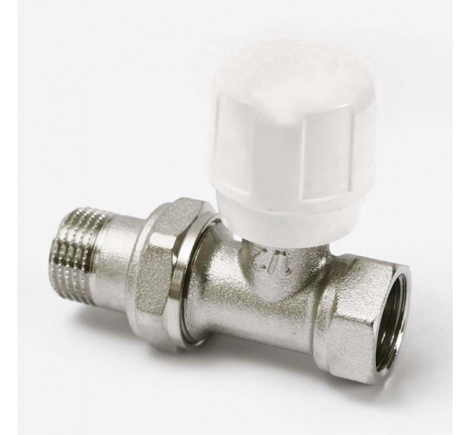 Вентиль ручной никелированный ВН UNI-FITT 1/2"