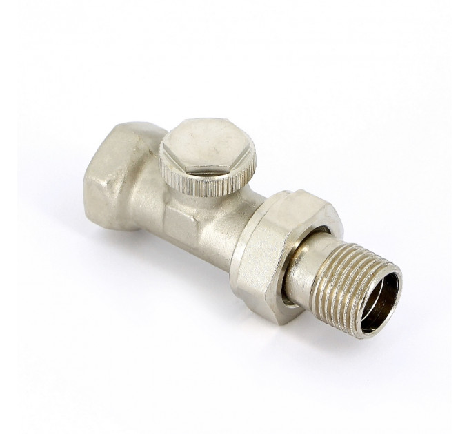 Вентиль обратный никелированный НВ UNI-FITT 1/2" с разъемным соединением THERMO