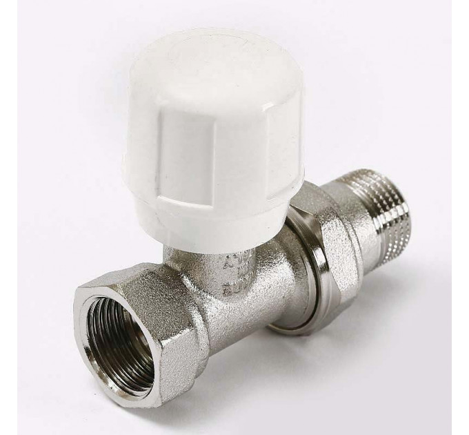Вентиль ручной никелированный ВН UNI-FITT 1/2"