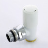 Вентиль ручной Carlo Poletti New-Smart угловой НН 1/2" х М24 х 19 цвет белый