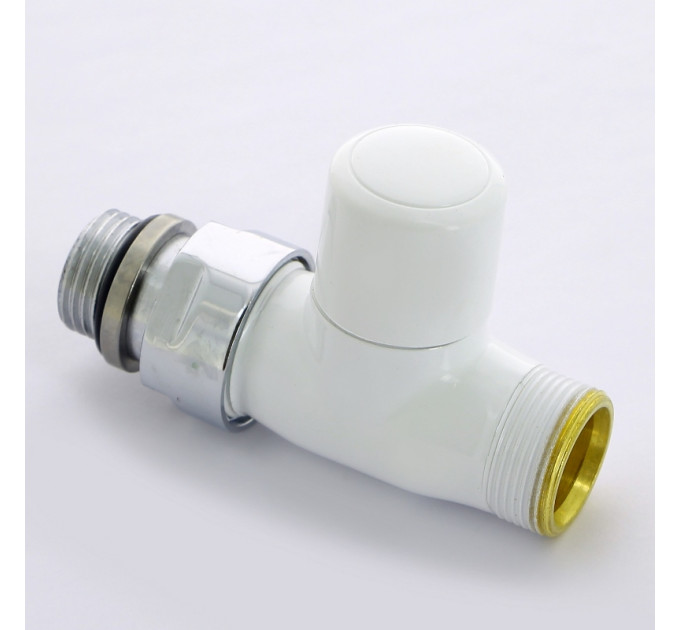 Вентиль обратный Carlo Poletti New-Smart НН 1/2" х М24 х 19 цвет белый