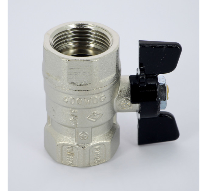 Кран шаровой ВВ ARIZONA бабочка BUGATTI 3/4"
