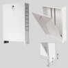 Шкаф коллекторный металлический встраиваемый UNI-FITT 890х670-760х125-195