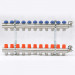 Коллекторная группа с балансировочными и термостатическими вентилями UNI-FITT 1"x3/4"ЕК 11 выходов