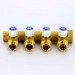 Коллектор НВ 3/4" с кранами UNI-FITT 4 выхода 1/2"Н 40мм
