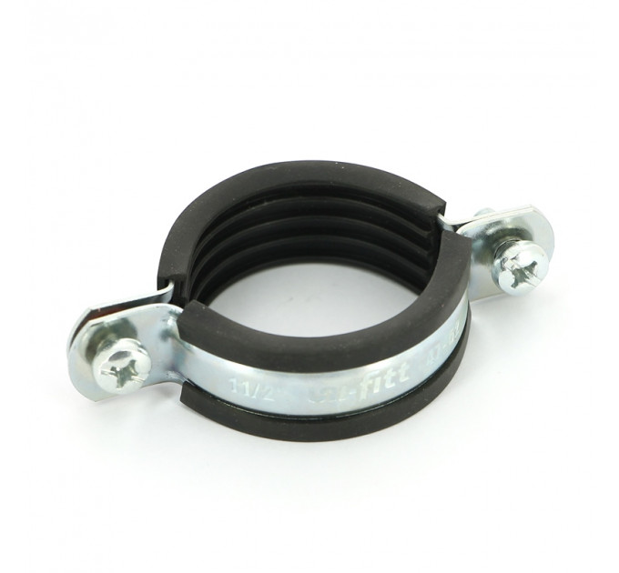 Хомут с резиновым уплотнителем UNI-FITT 1 1/2" (47-52 мм)