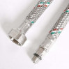 Гибкая подводка для смесителя UNI-FITT М10х1 - 1/2" 120 см оплетка из нержавеющей стали