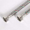 Гибкая подводка для воды UNI-FITT DN 8 ВВ 1/2" 100 см оплетка из нержавеющей стали