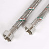 Гибкая подводка для воды UNI-FITT DN 8 ВВ 1/2" 120 см оплетка из нержавеющей стали