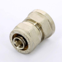 Муфта обжим-В никелированная UNI-FITT 16х1/2"