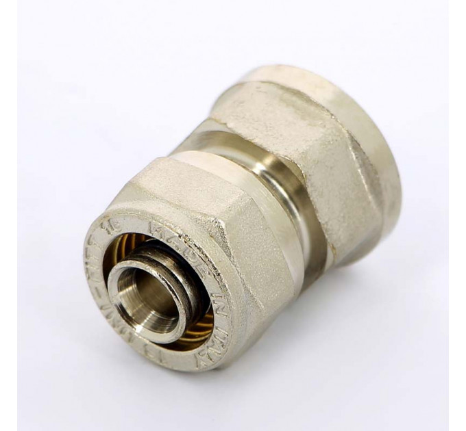 Муфта обжим-В никелированная UNI-FITT 16х1/2"