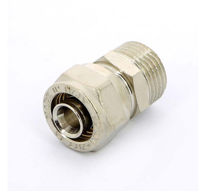 Муфта обжим-Н никелированная UNI-FITT 16х1/2"