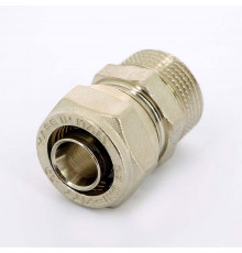 Муфта обжим-Н никелированная UNI-FITT 20х3/4"