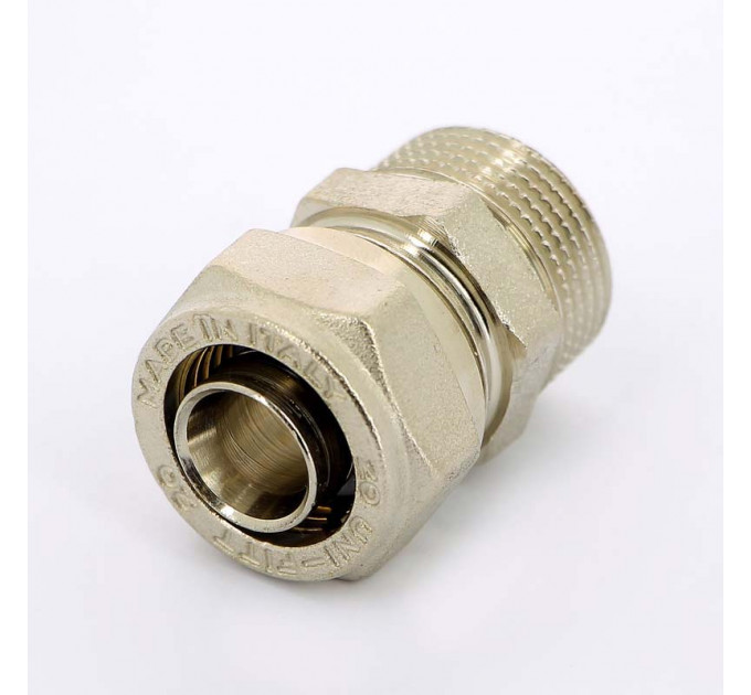 Муфта обжим-Н никелированная UNI-FITT 20х3/4"