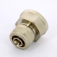 Муфта обжим-В никелированная UNI-FITT 16х3/4"
